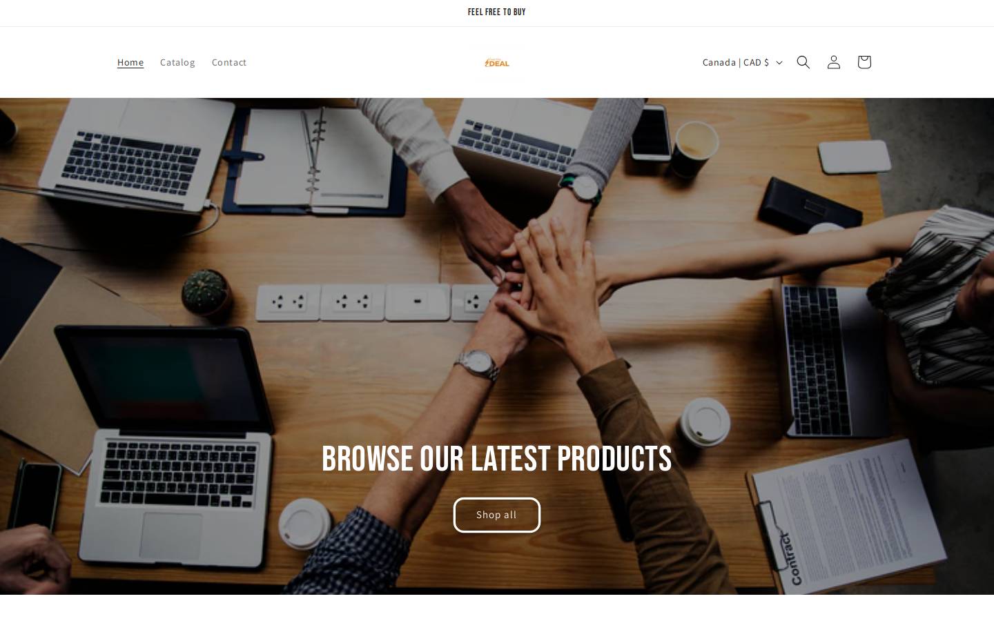 feelthedealk.com homepage screenshot