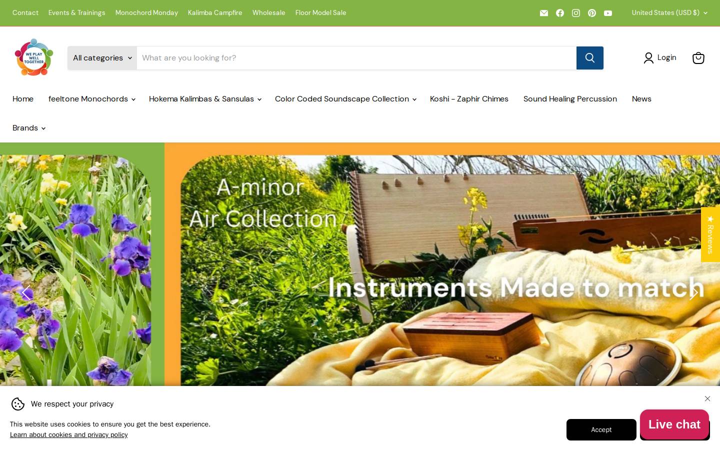 feeltoneusa.store homepage screenshot
