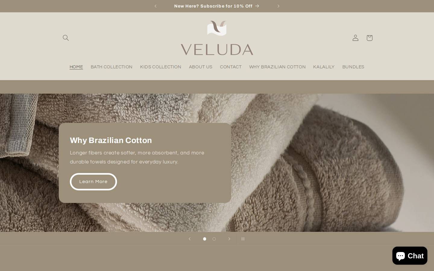 feelveluda.com homepage screenshot