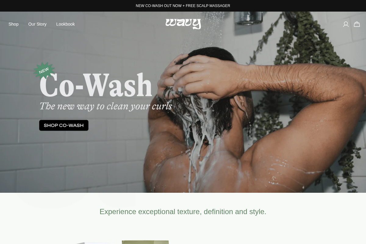 Feelwavy homepage screenshot