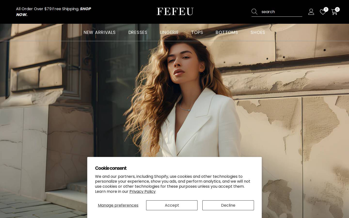 fefeu.com homepage screenshot