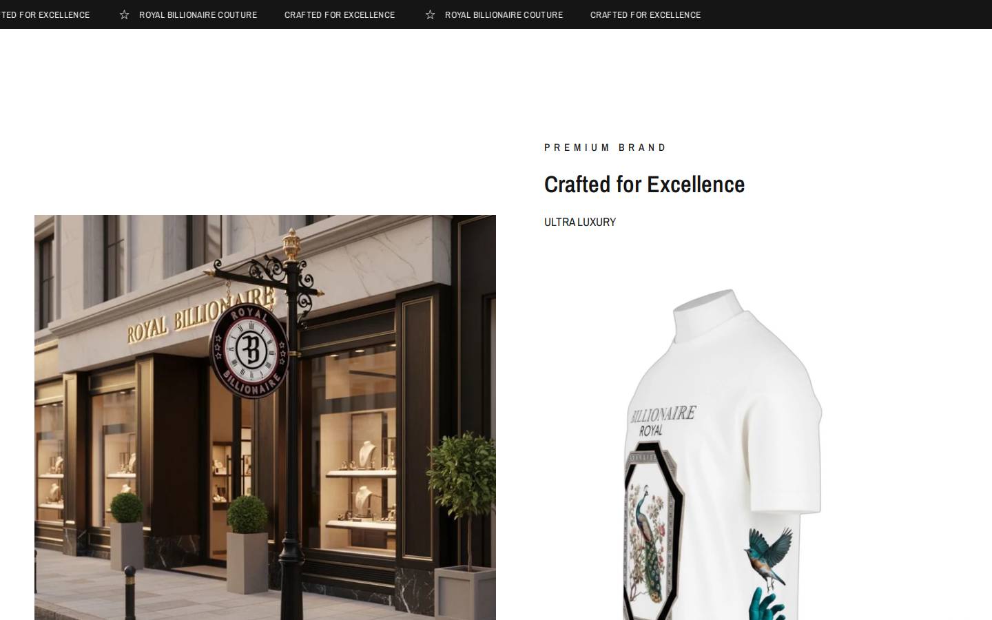 feincouture.com homepage screenshot