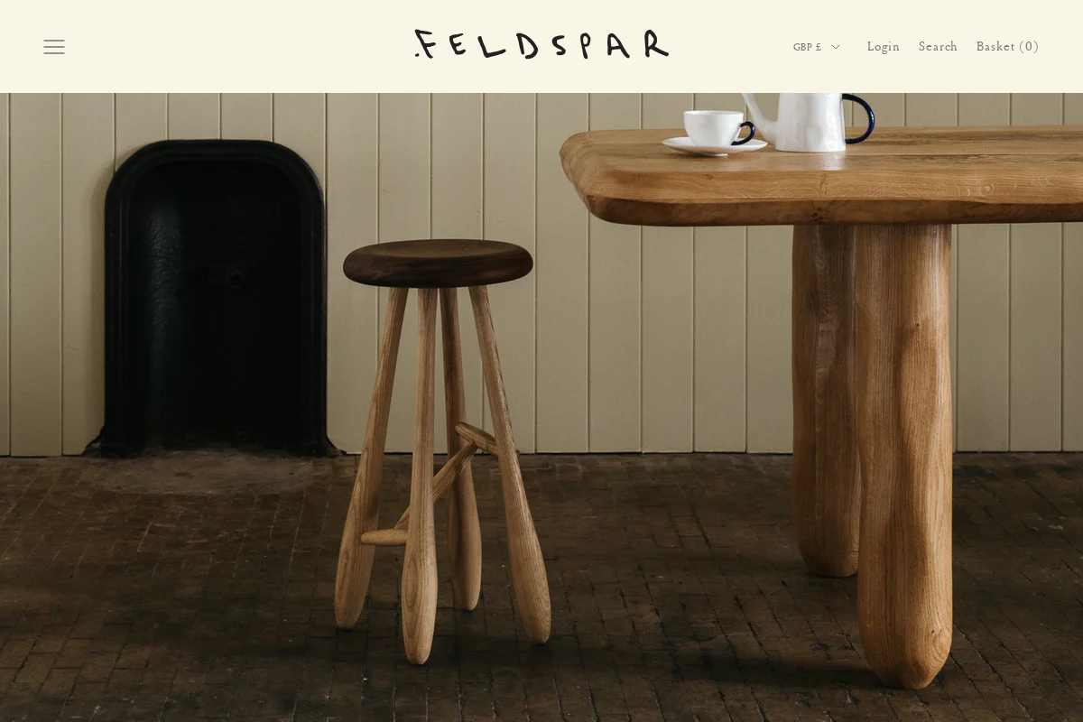 Feldspar homepage screenshot