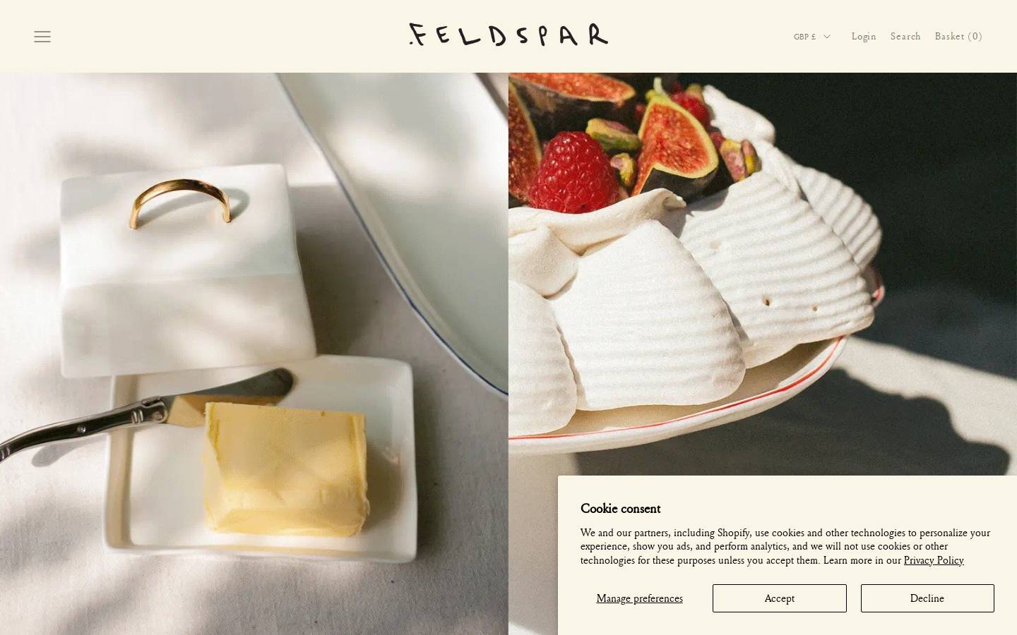 feldsparstudio.com homepage screenshot