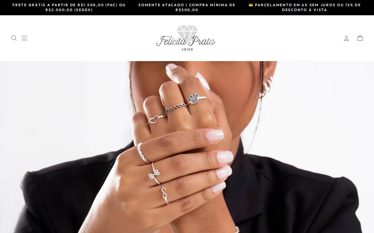 felicitaprata.com.br homepage screenshot