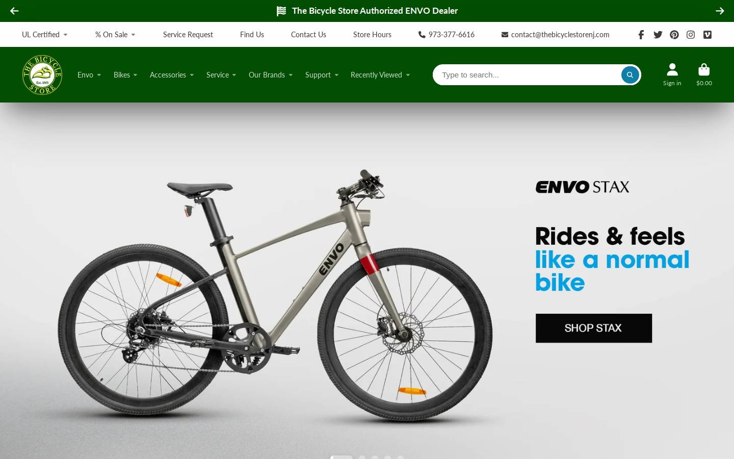 felixbikes.com homepage screenshot