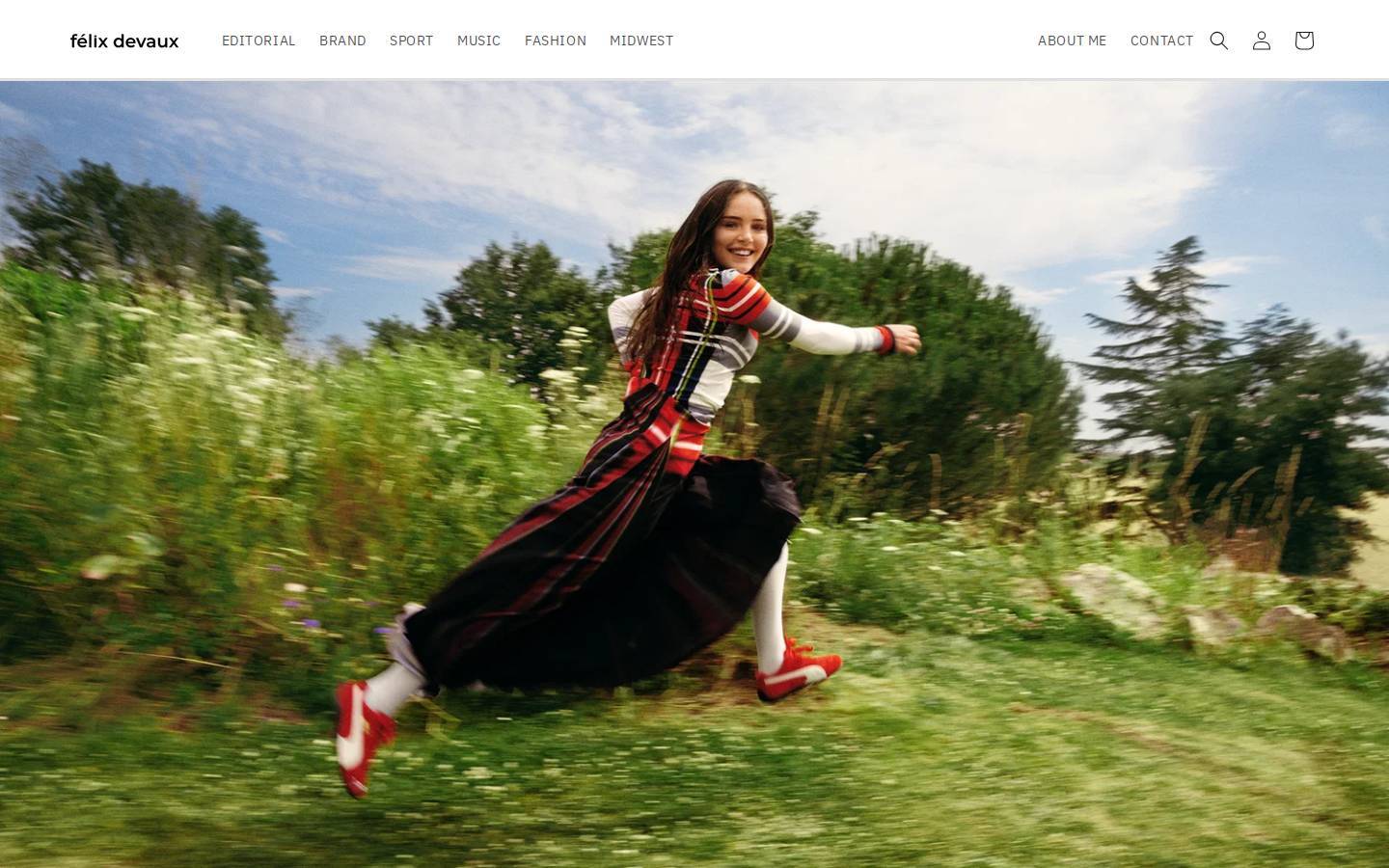 felixdevaux.com homepage screenshot