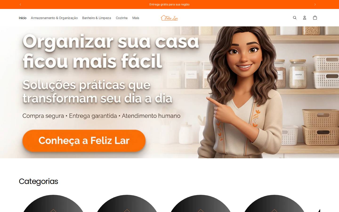 felizlar.com.br homepage screenshot
