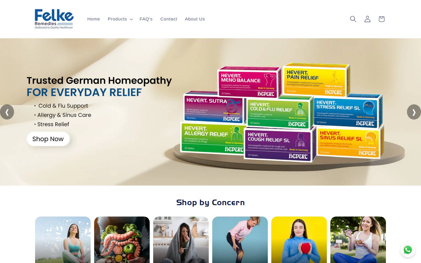 felkeremedies.com homepage screenshot