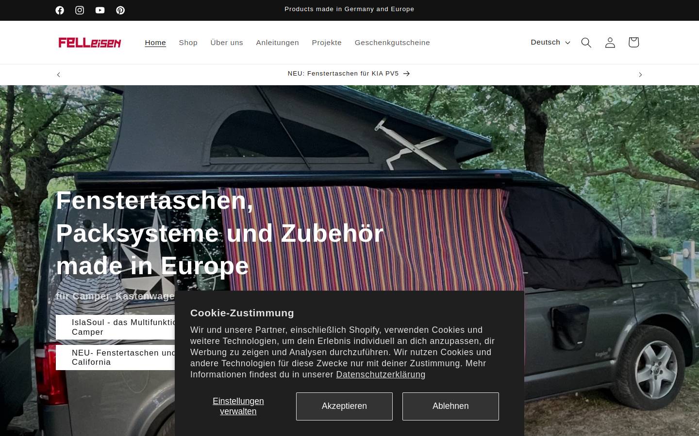 felleisen.com homepage screenshot