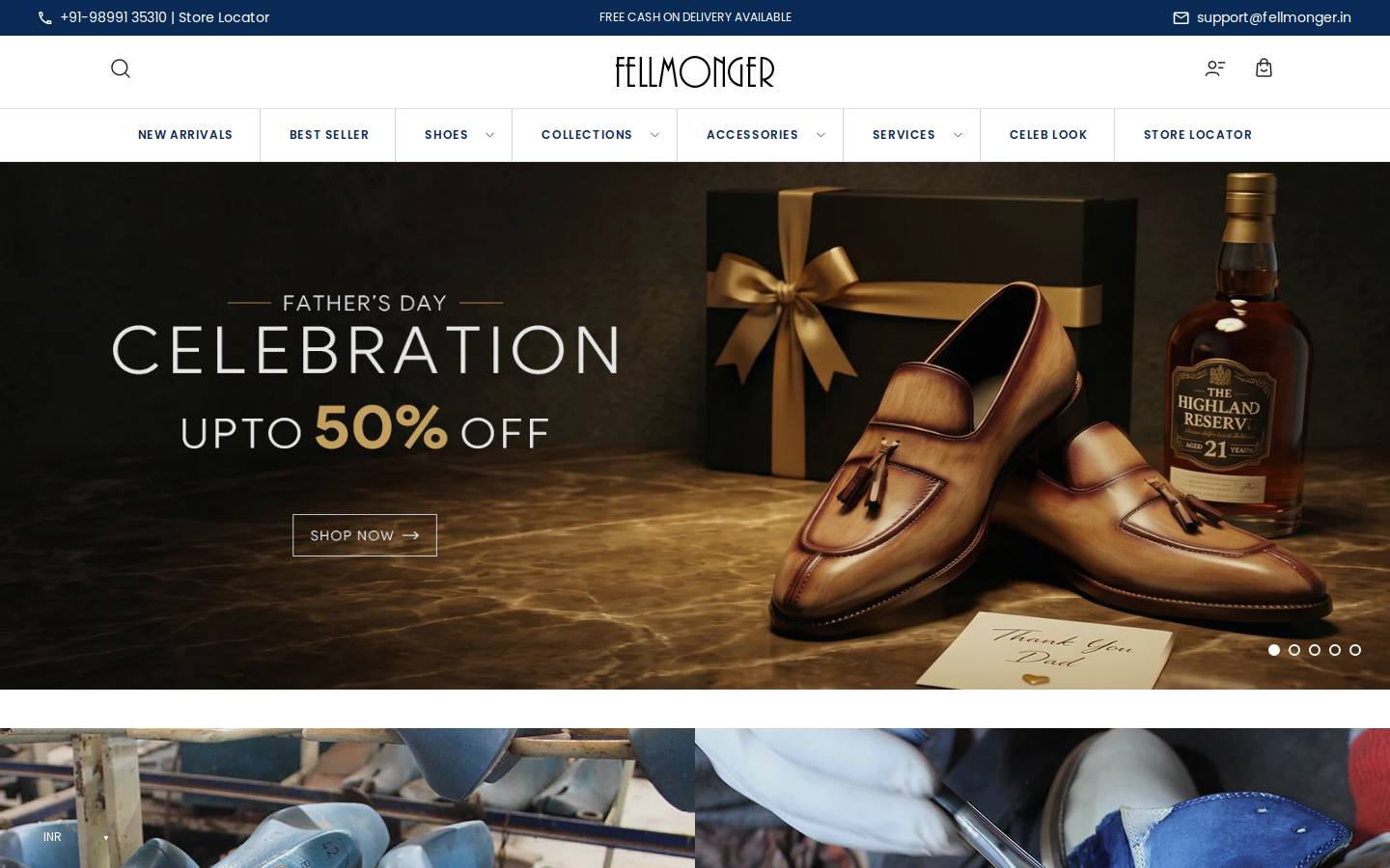 Fellmonger homepage screenshot