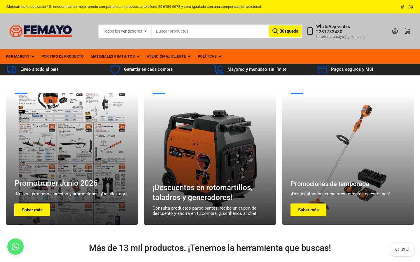 femayo.com homepage screenshot