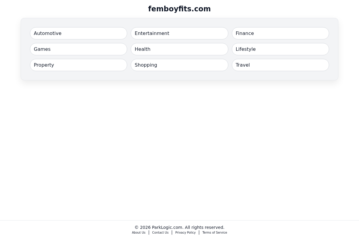 femboyfits.com homepage screenshot