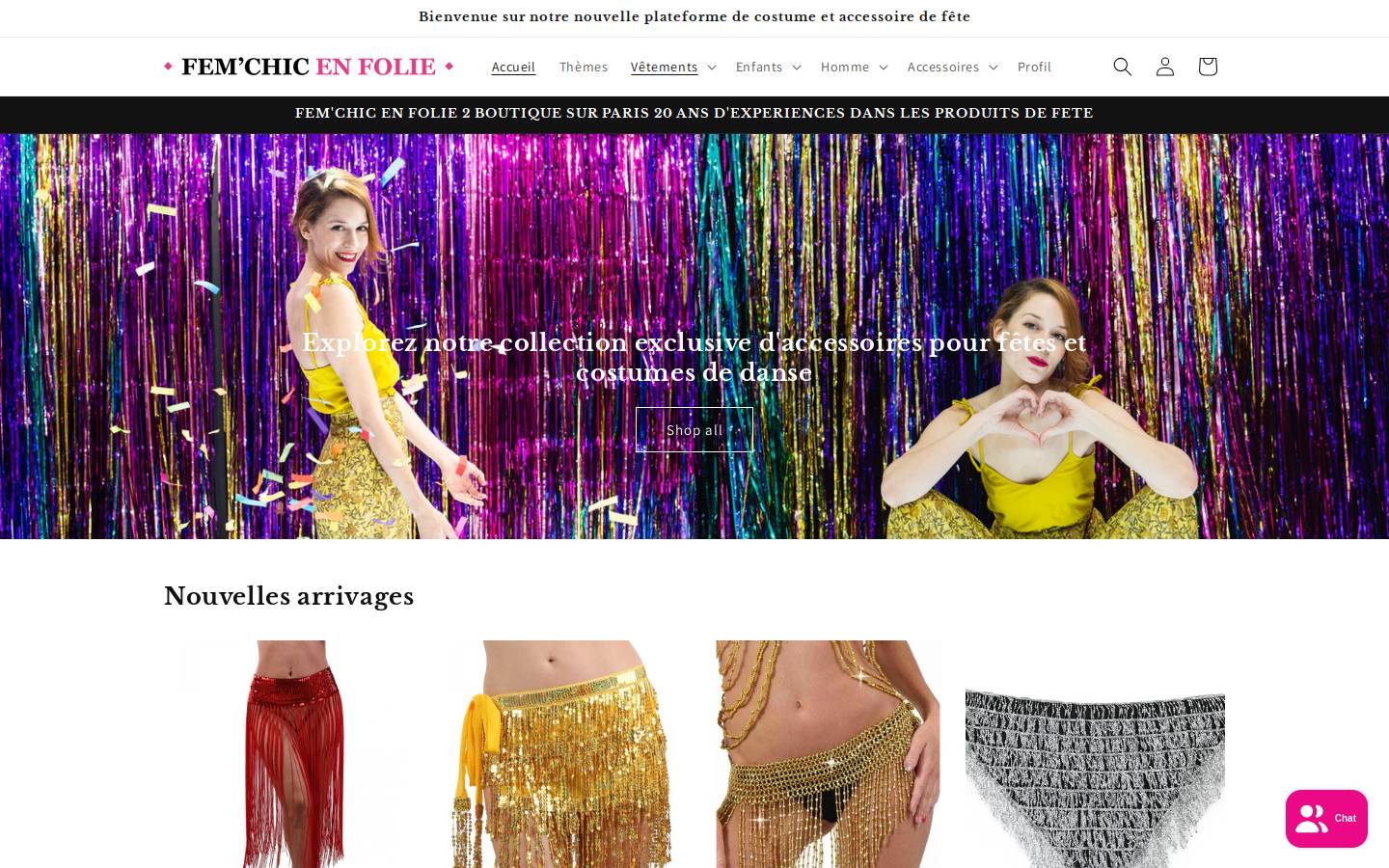 femchic.fr homepage screenshot
