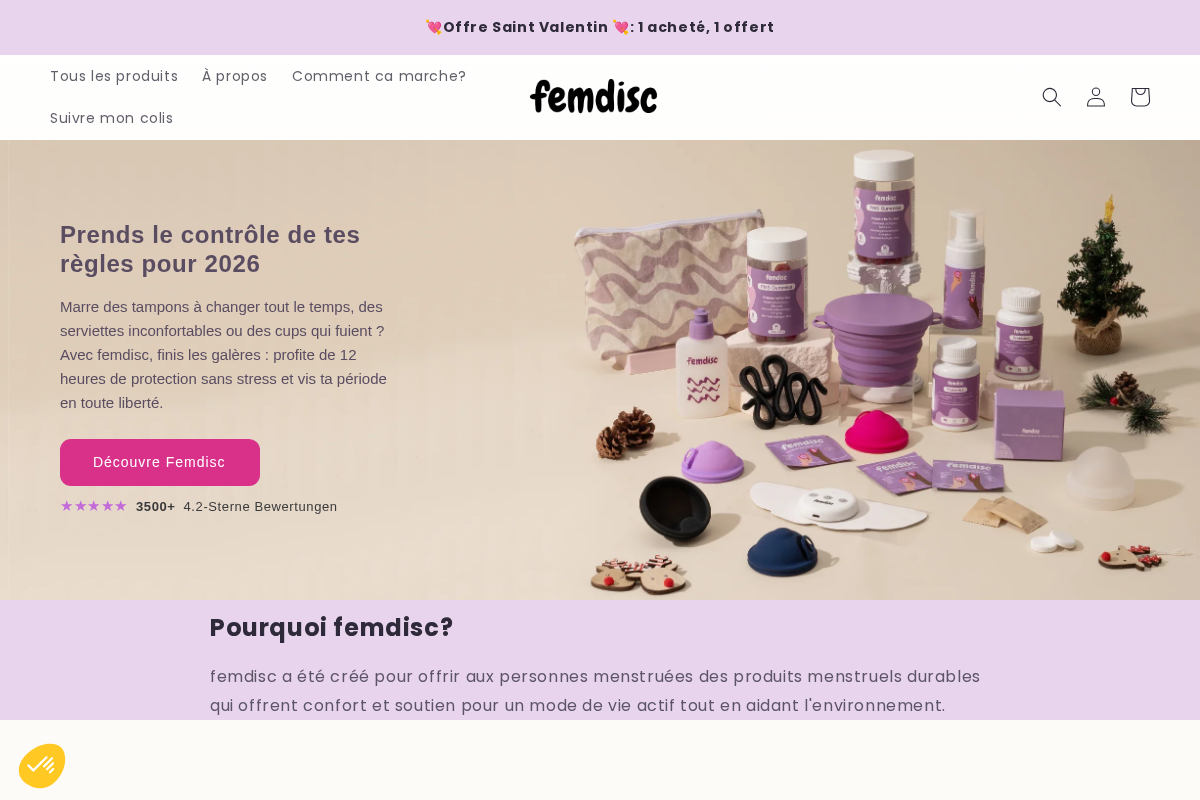 femdisc afrique homepage screenshot