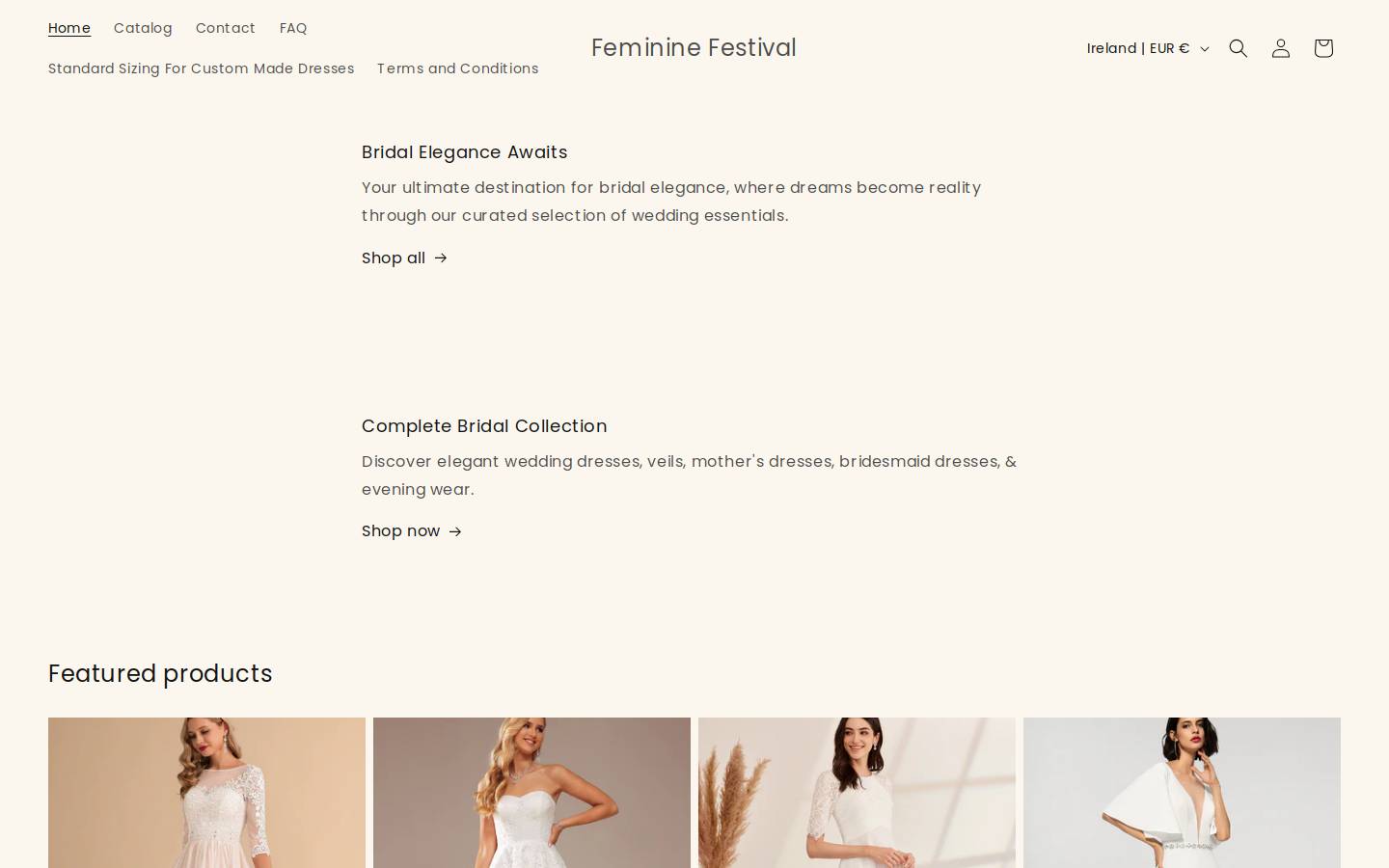 femininefestival.com homepage screenshot