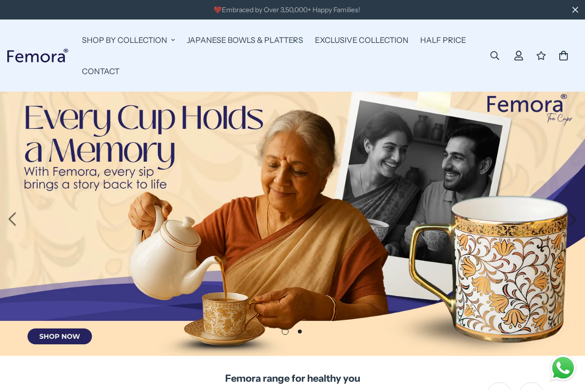 femora.in homepage screenshot