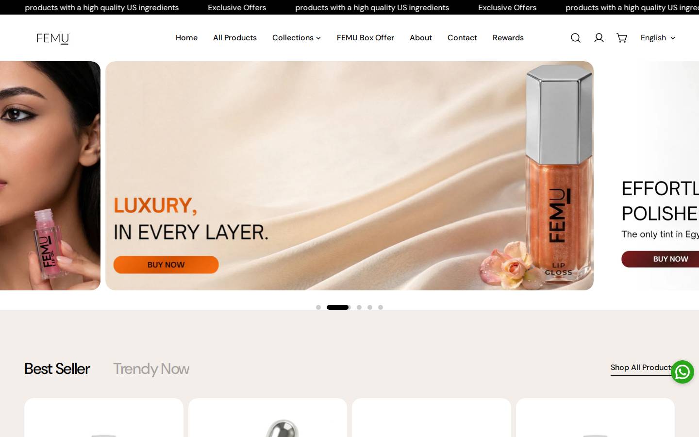 femu.me homepage screenshot