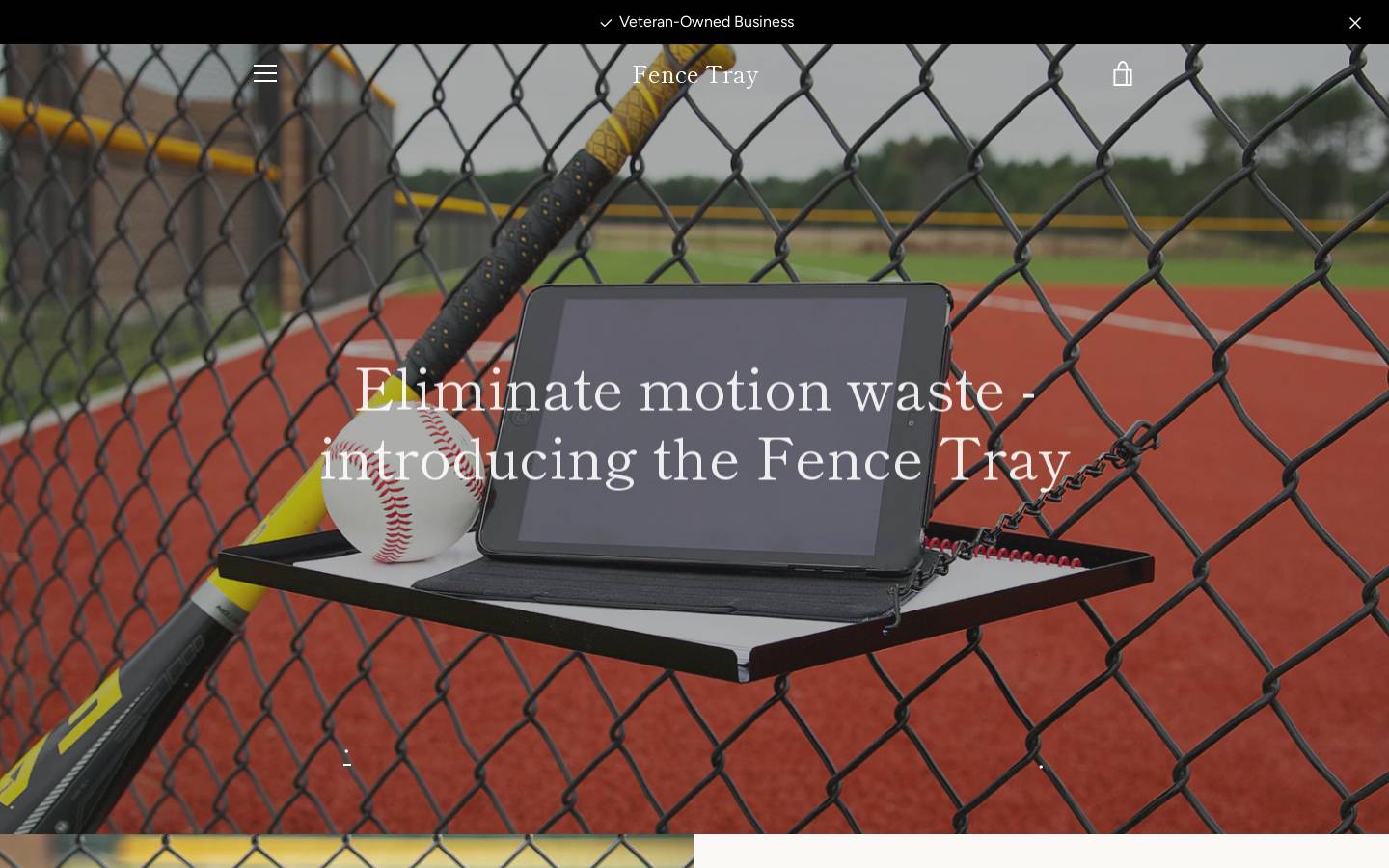 fencetray.com homepage screenshot