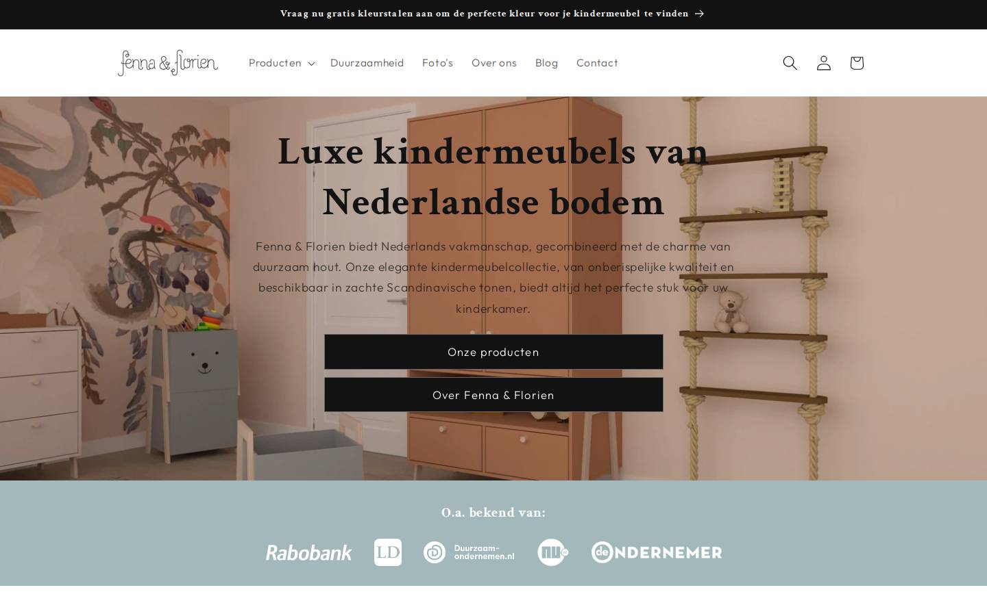 fennaflorien.nl homepage screenshot