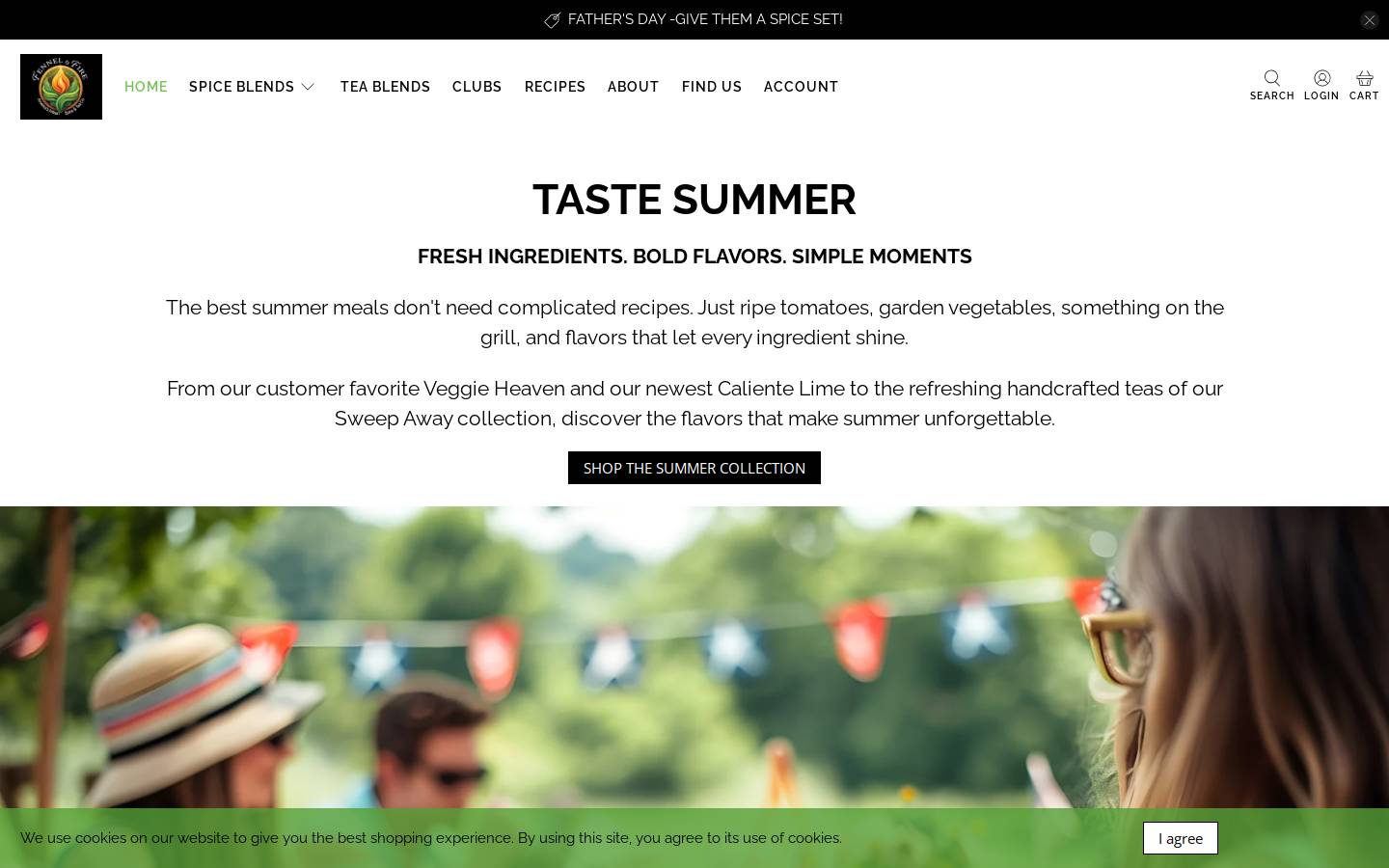 fennelandfire.com homepage screenshot