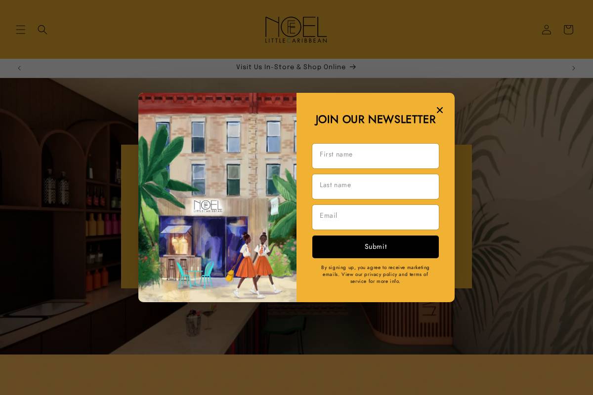 fenoellittlecaribbean.com homepage screenshot