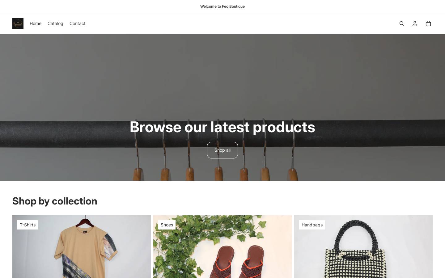 feoboutique.ca homepage screenshot