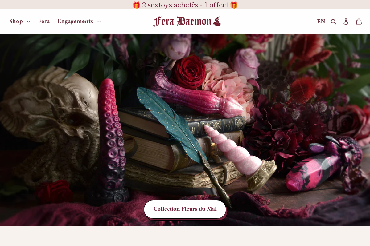 Fera Daemon homepage screenshot