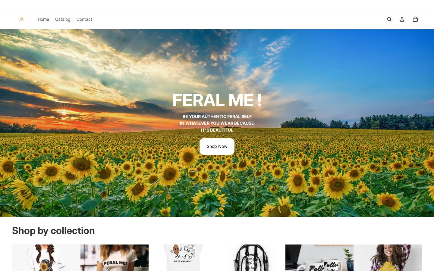 feralme.com homepage screenshot