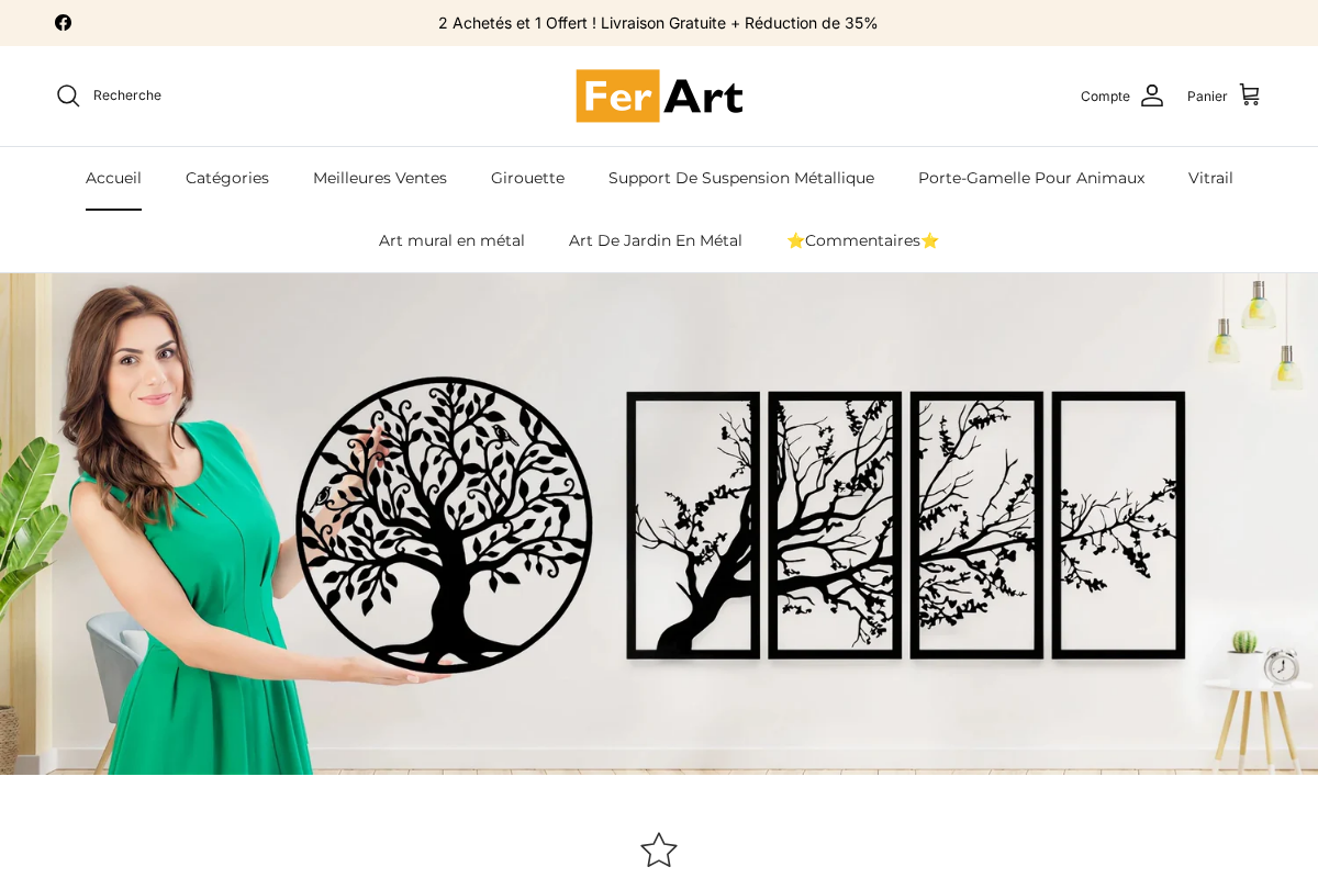 Ferart homepage screenshot