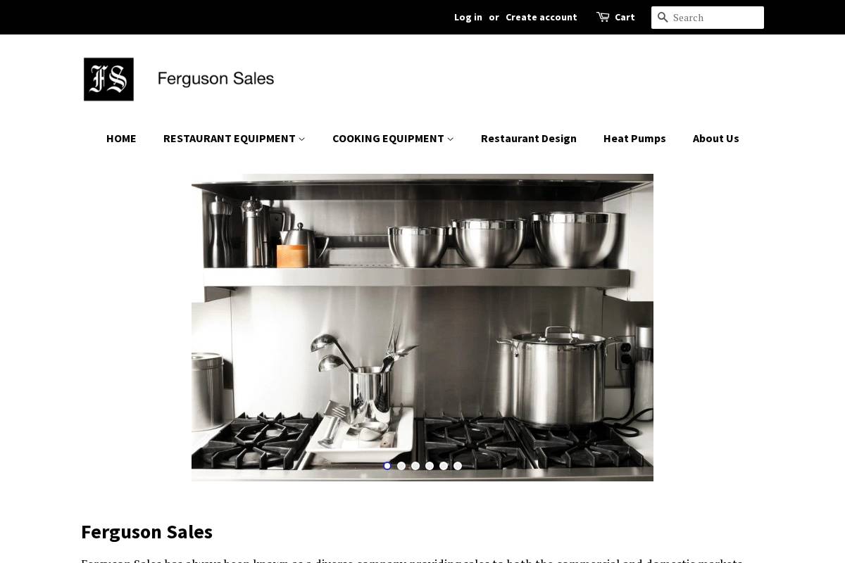 fergusonsales.ca homepage screenshot