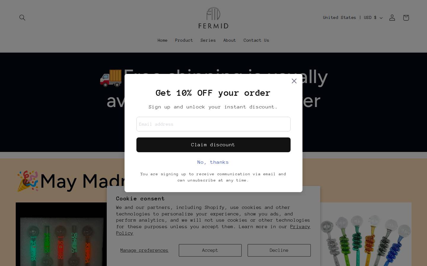 fermid.com homepage screenshot