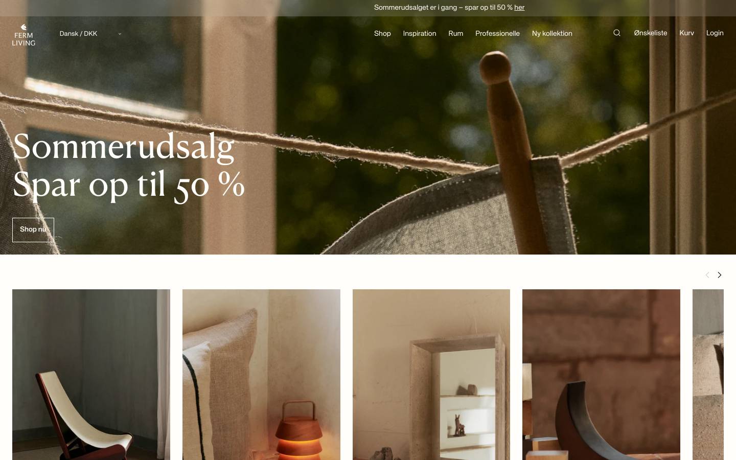Fermliving.com homepage screenshot