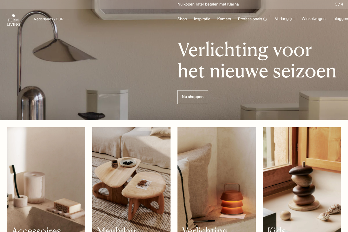 Fermliving.com homepage screenshot