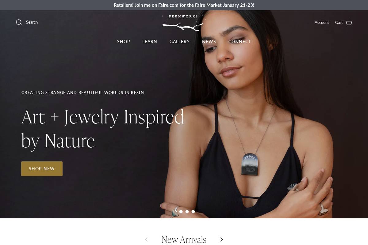 fernworks.org homepage screenshot