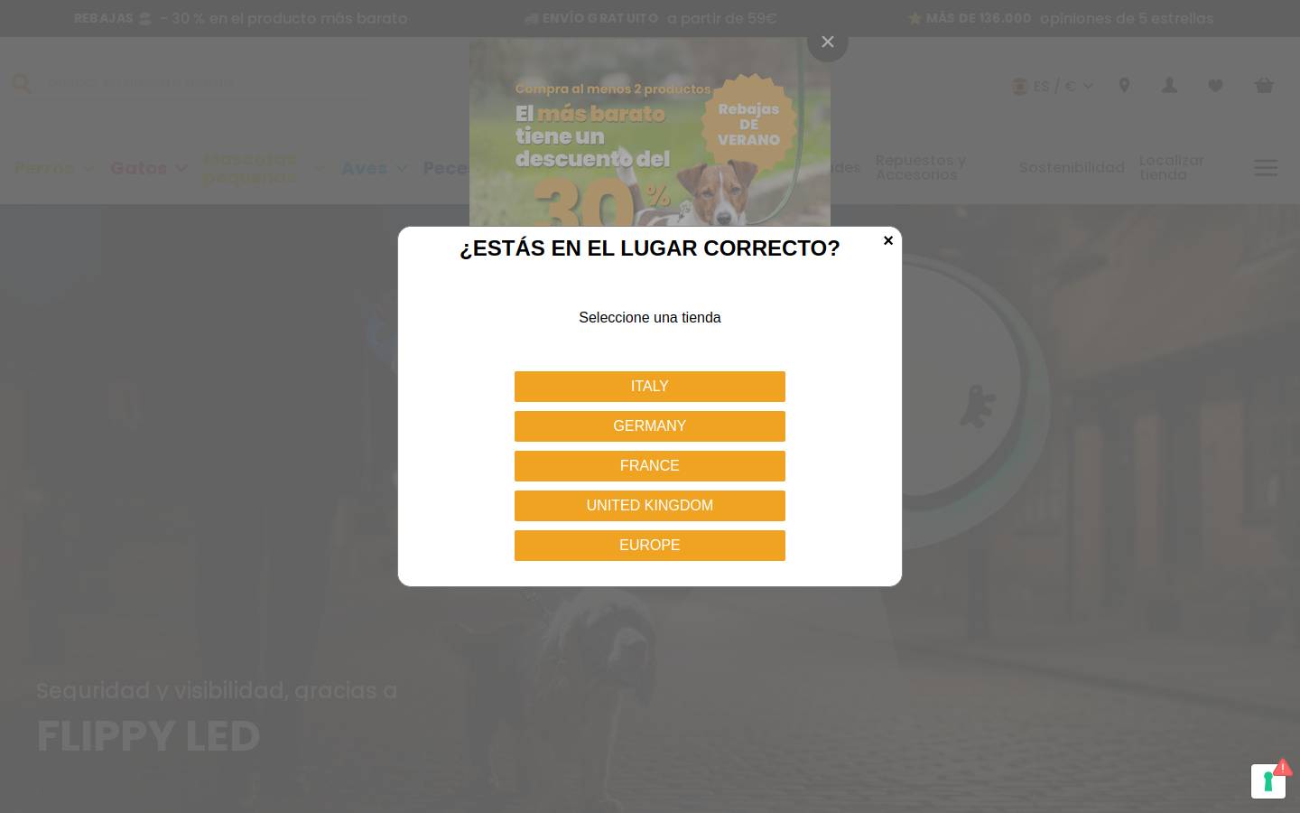 Ferplast World homepage screenshot