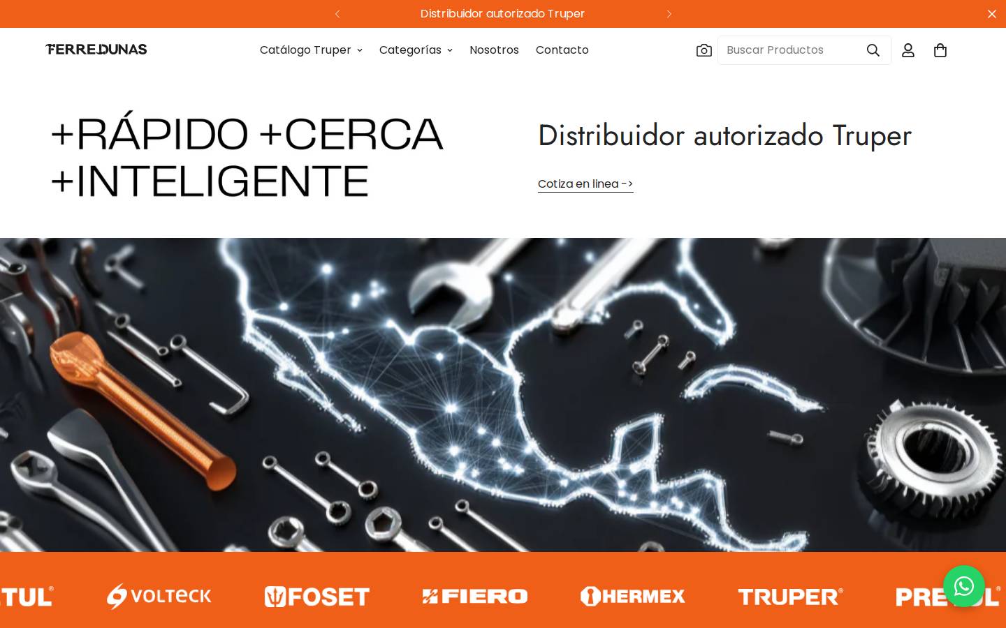 ferredunas.com homepage screenshot