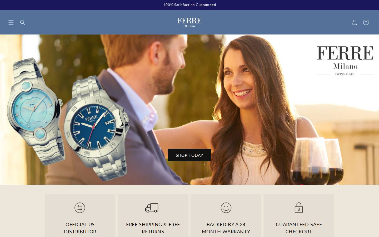 ferremilano.com homepage screenshot