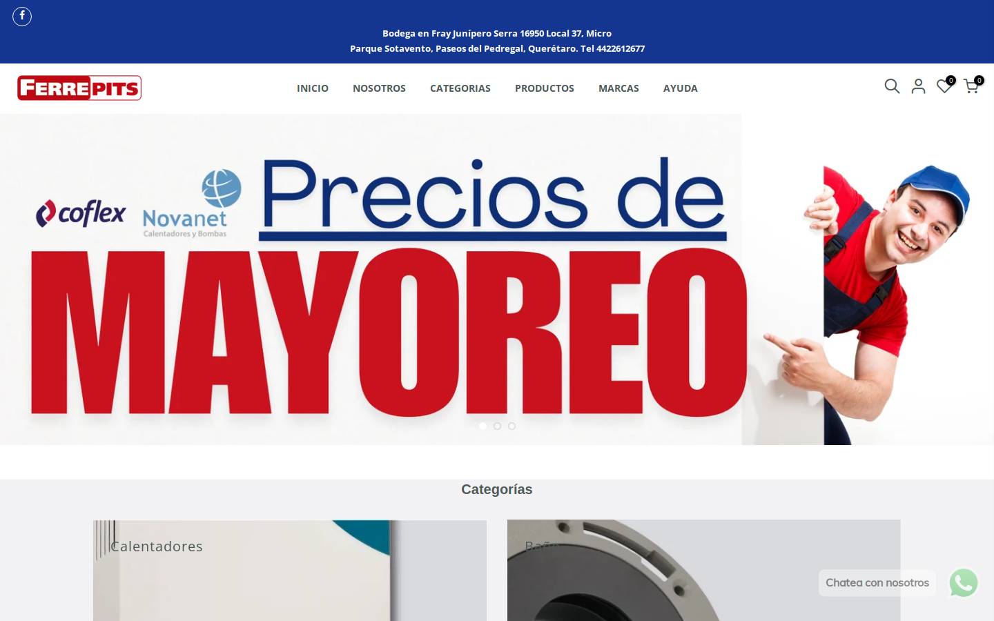 ferrepits.com.mx homepage screenshot