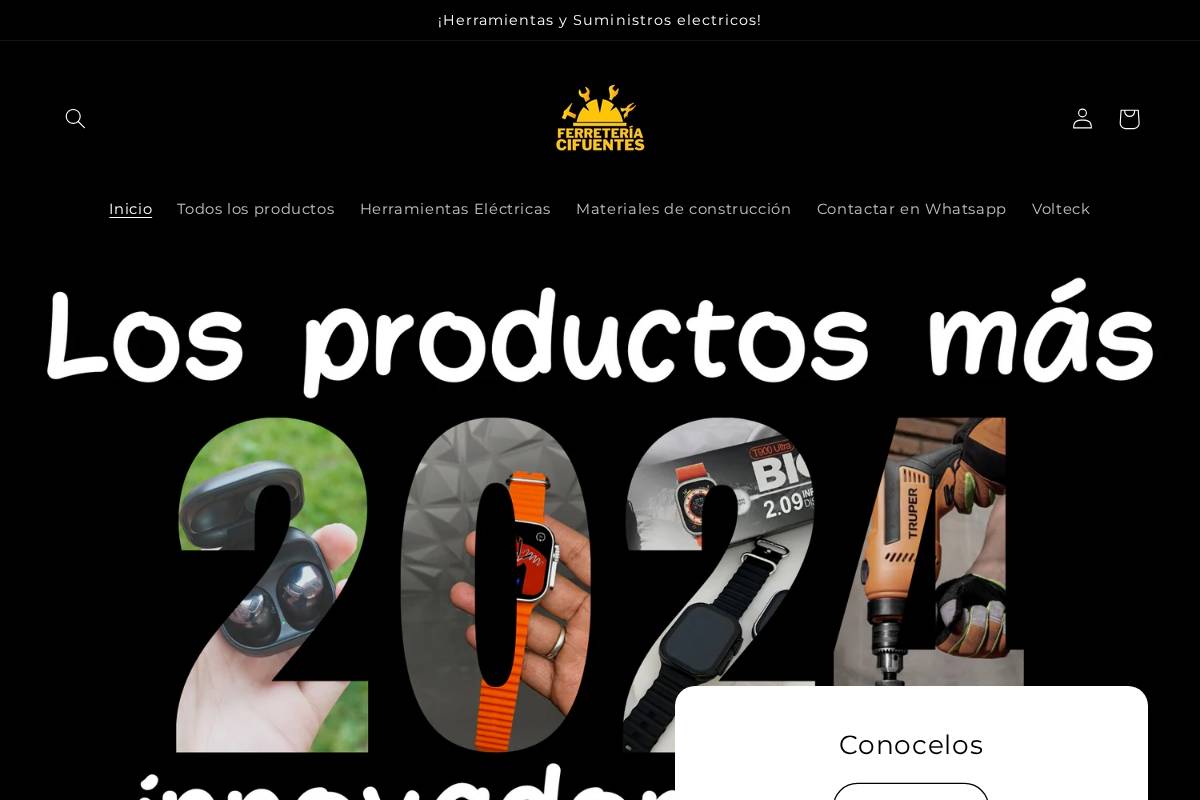 ferreteriacifuentes.com homepage screenshot