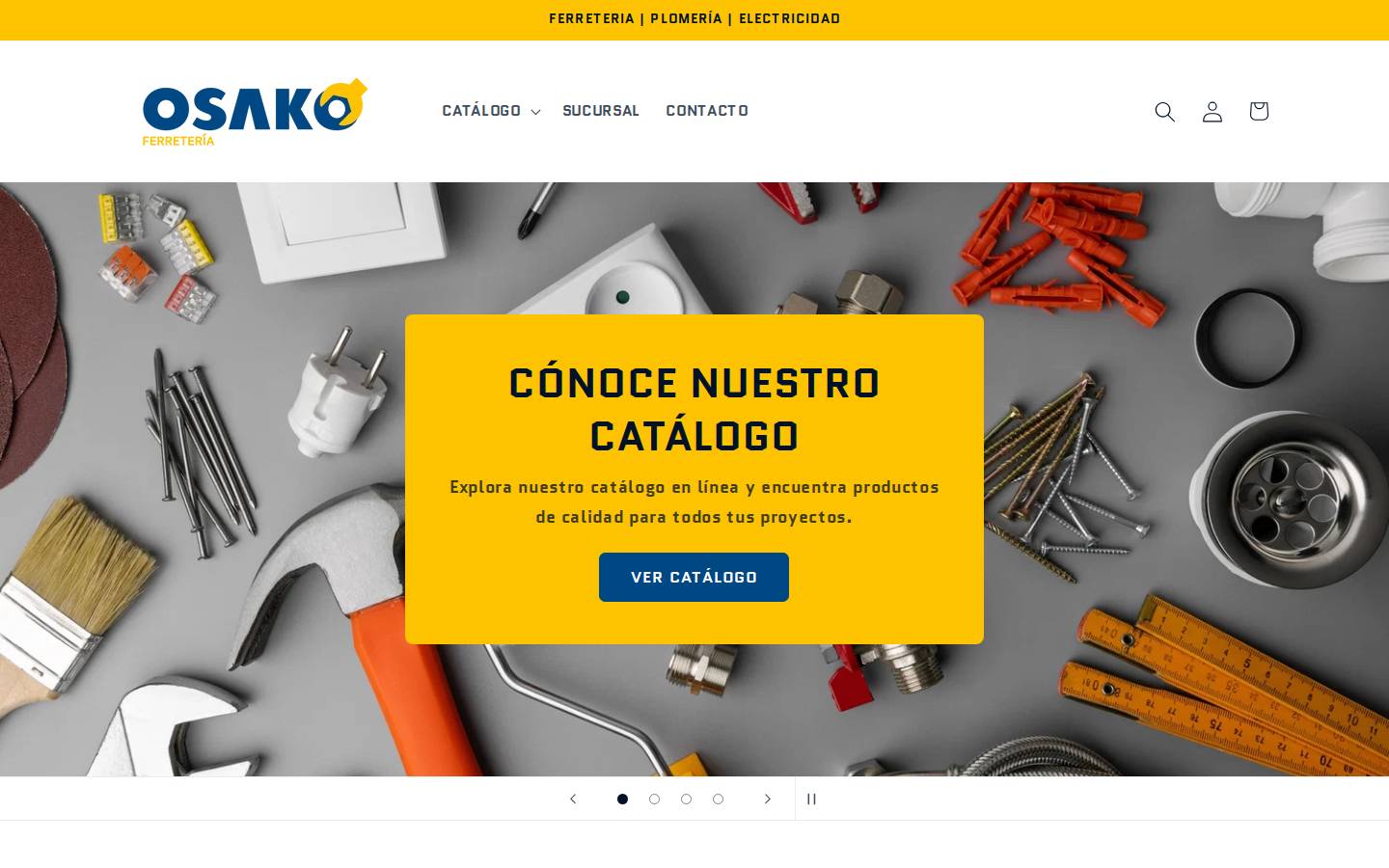ferreteriaosako.com homepage screenshot