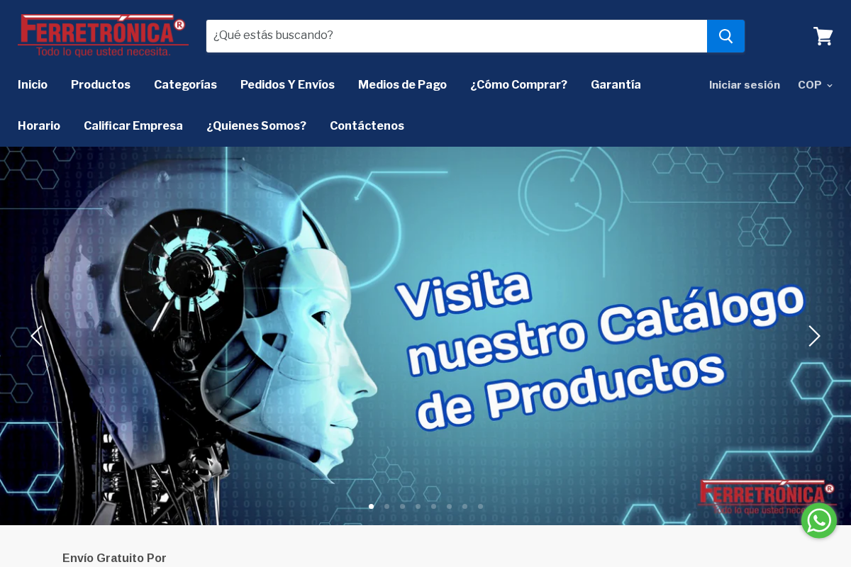 Ferretrónica homepage screenshot