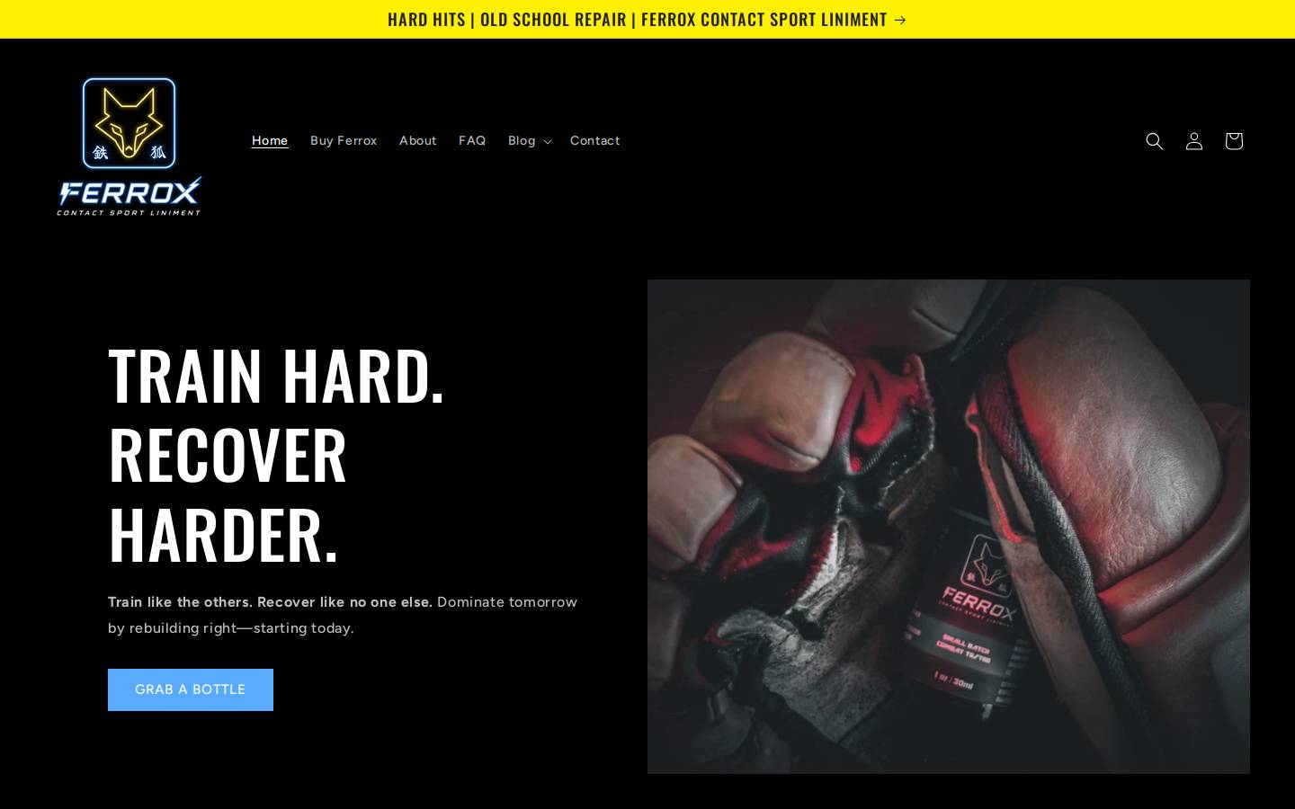 ferroxusa.com homepage screenshot