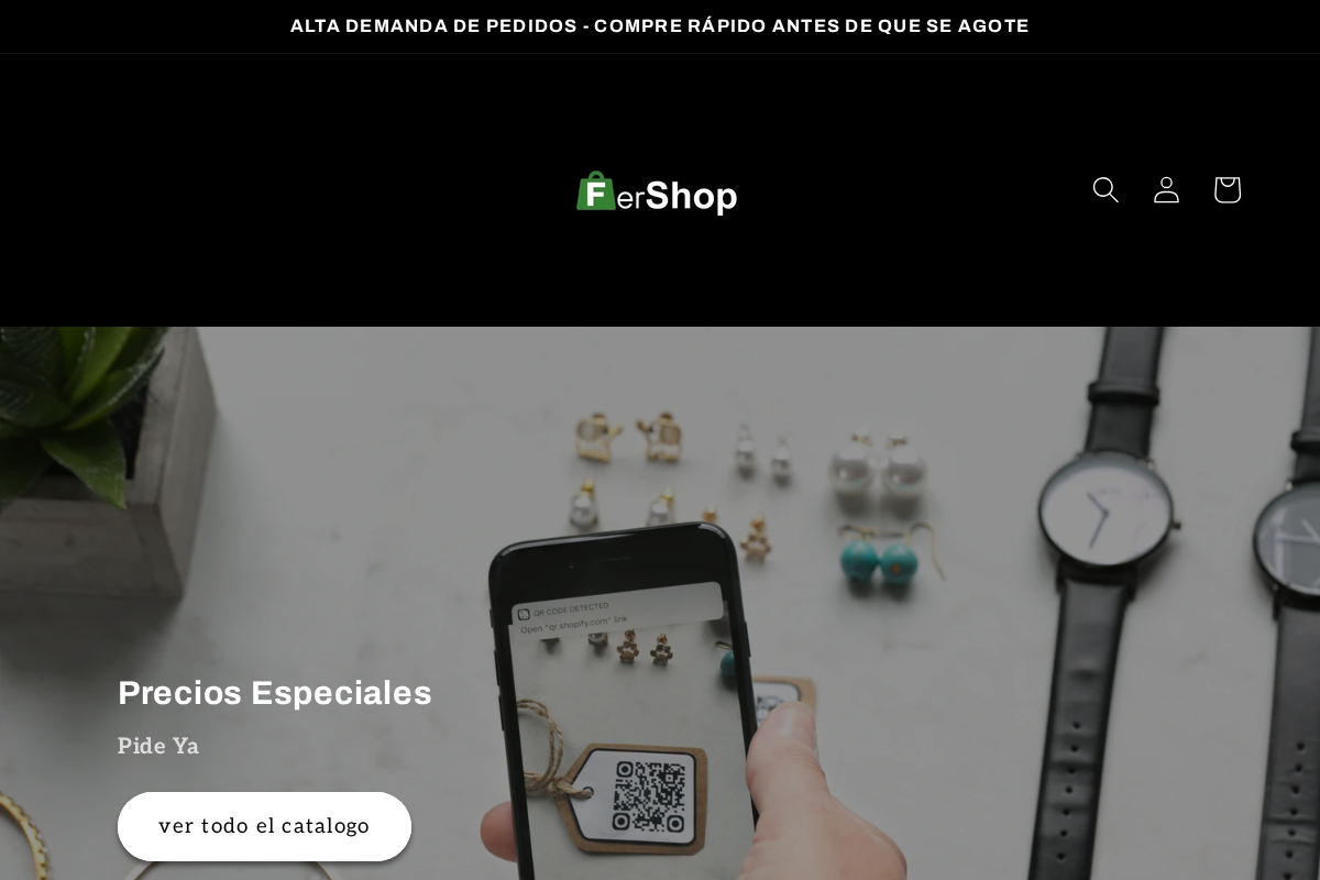 FERSHOPGT homepage screenshot