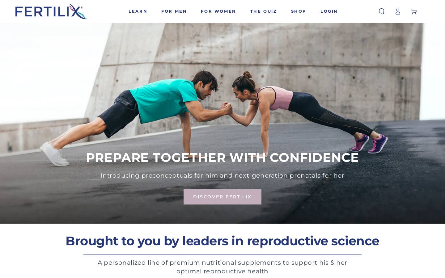 fertilix.com homepage screenshot