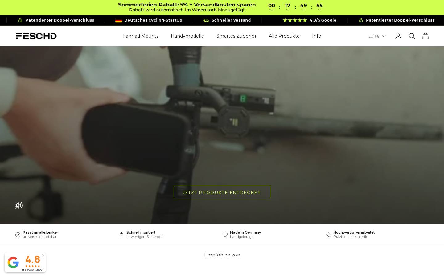 FESCHD GmbH homepage screenshot