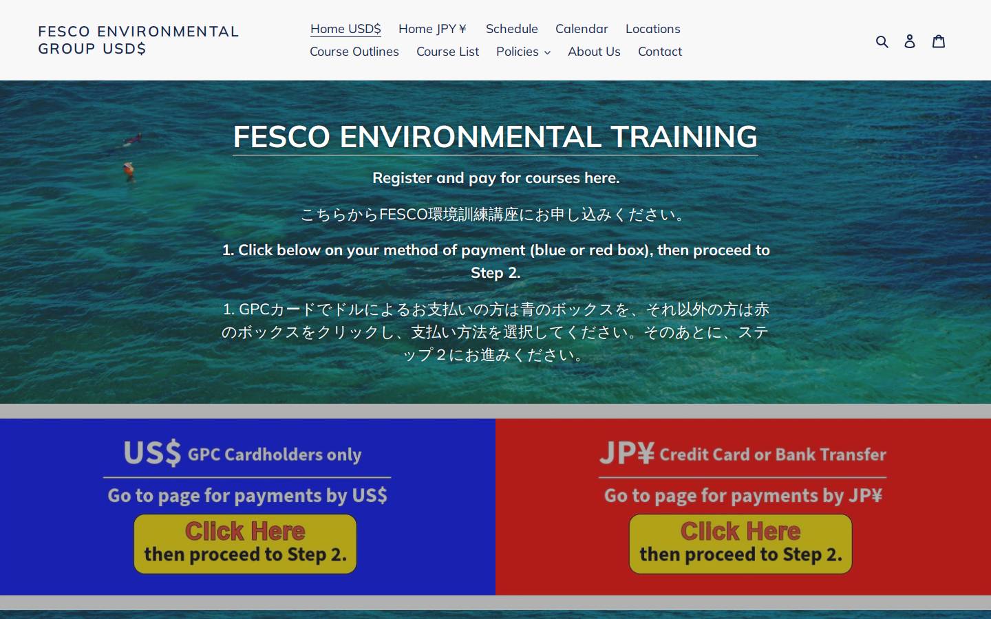 fescoenvironmental.com homepage screenshot