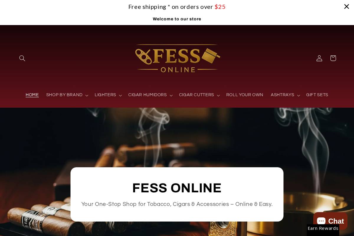 fessonline.com homepage screenshot