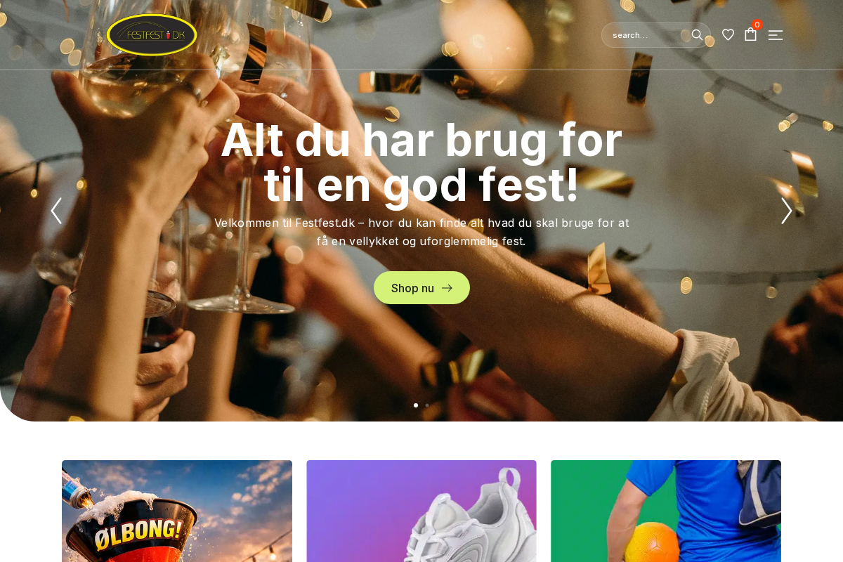 festfest.dk homepage screenshot