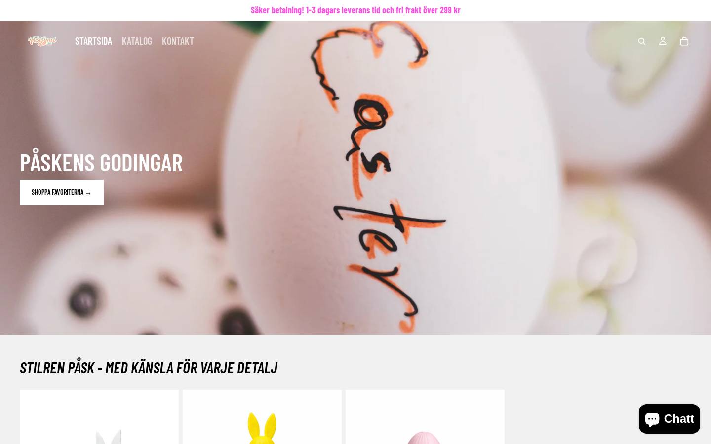 festfynd.se homepage screenshot
